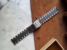 18 20 22 Solid Beads of Rice Mesh Stainless Steel Bracelet