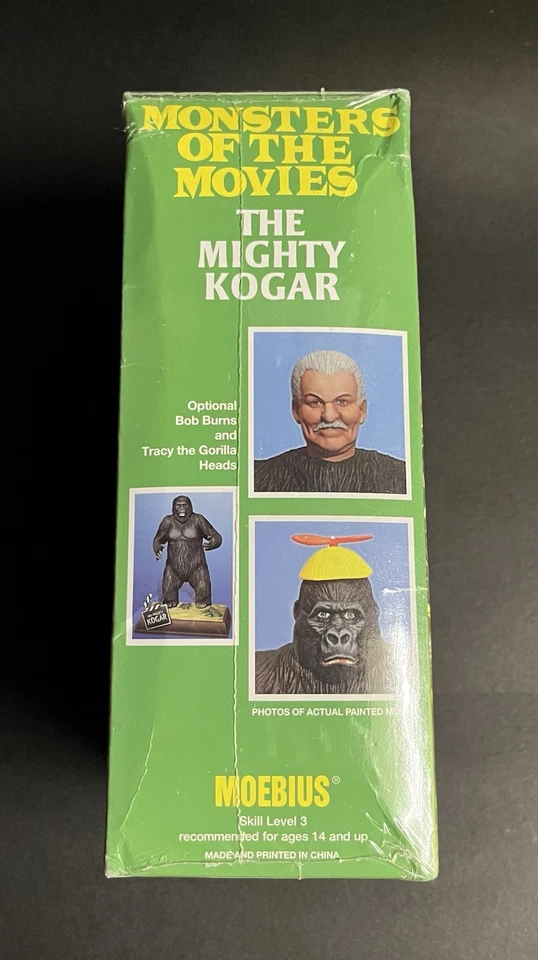 Moebius 659 MOTM “The Mighty Kogar” 1/12 Scale Model Kit Mint Sealed Rare! - Image 2 of 4