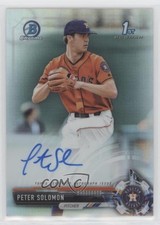 2017 Bowman Draft Chrome Pick Refractor 337/499 Peter Solomon #CDA-PSO Auto 7k8