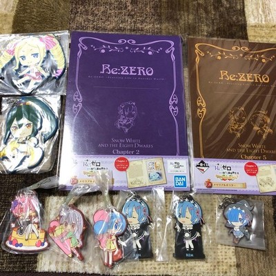 Re:ZERO Ichiban Kuji Poster Rubber Strap Set 10 pcs Unopened Ready to Use