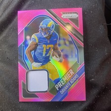 2025 Panini Prizm Davante Adams #PJY-DAS Premier Jerseys Pink MEM