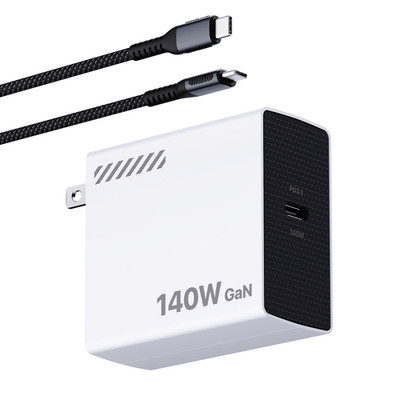 140W GaN Charger PD 3.1 Fast Charging USB-C Wall Adapter for MacBook Phone
