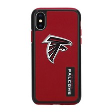Funda híbrida doble FOCO NFL Atlanta Falcons para iPhone X y XS (5,8")