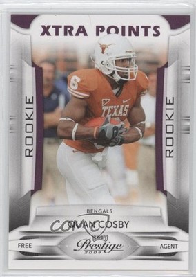 2009 Playoff Prestige Xtra Points Purple 32/50 Quan Cosby #189 Rookie RC 0b0