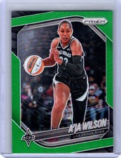 2025 Panini Prizm WNBA #76 A’ja Wilson Green Prizm