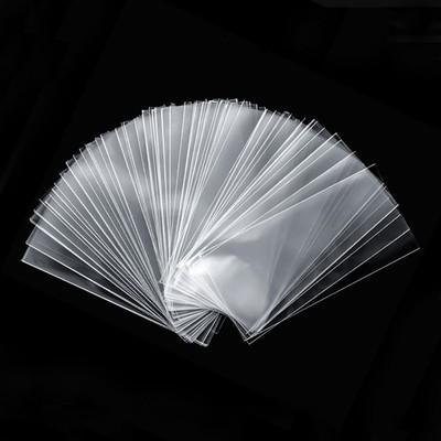 100 Pack Clear Paper Money Holders, Dollar Bill Sleeves, Currency Transparent 