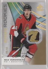 2019 SP Game Used Gold Spectrum Premium Materials 49/65 Max Veronneau #104 04f2