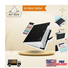 Reinforced 8 Pocket Expanding File Folder with Colorful Labels for Easy Access