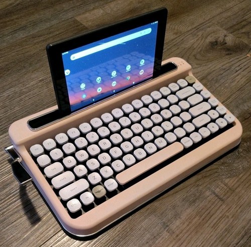 Vtg Elretron PENNA Wireless Bluetooth Keyboard Typewriter Rare Portable as -is - 第 1/4 張圖片