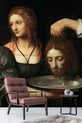 #ad 3D Salome Head of St. John Oil Wall Murals Wallpaper Murals Wall Sticker AU $39.99