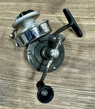 Bache Brown Mastereel Model 3 Spin Fishing Reel Spinster 813 Airex Left Hand Vtg