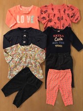 Carter's Infant Girls Winter Clothing Lot of 8 Size 3 Months