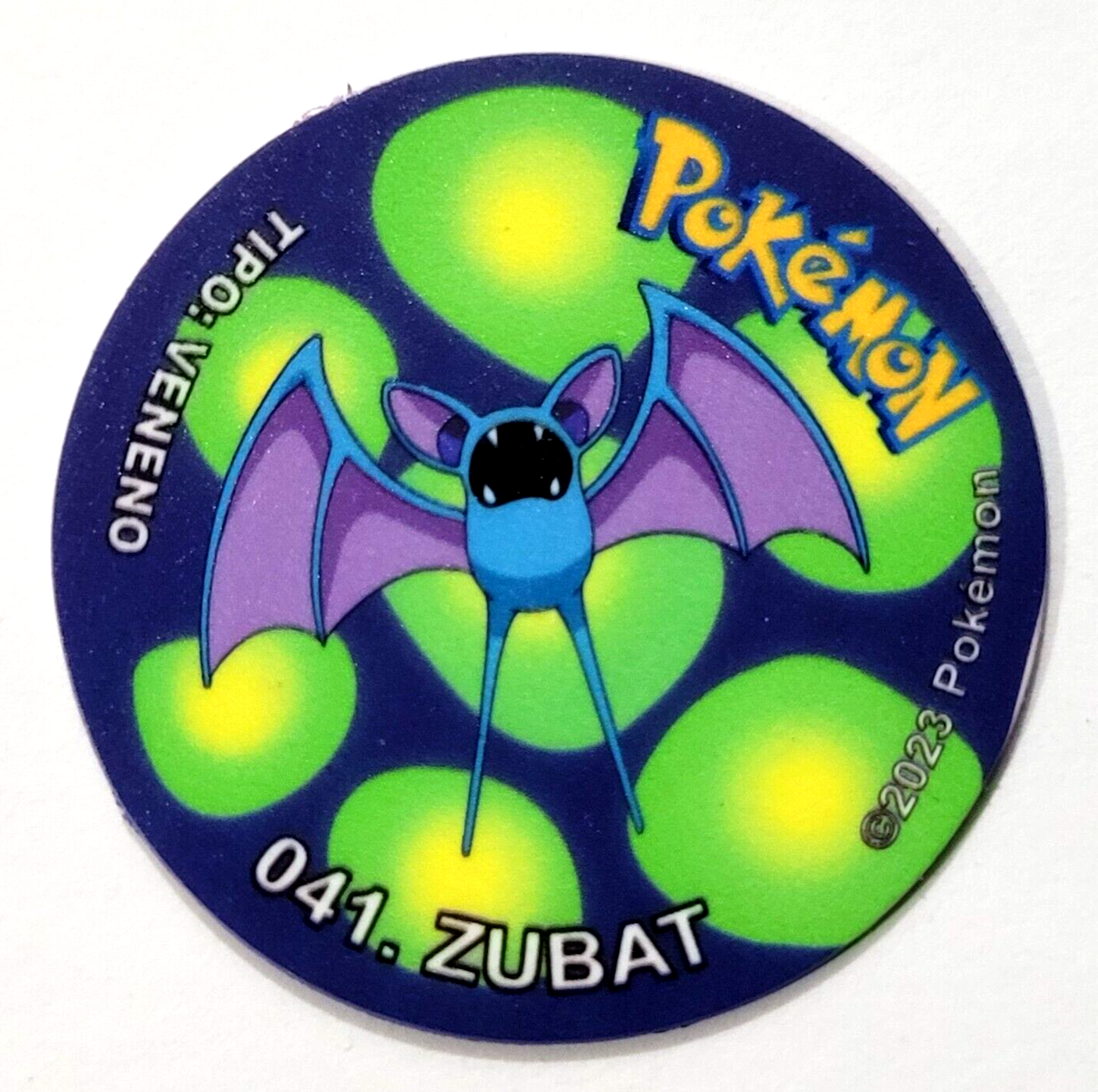 FLY TAZO POKEMON EC #408 GRANIDOS 2022 Sinnoh PERU South America Fly Pogs  Taps