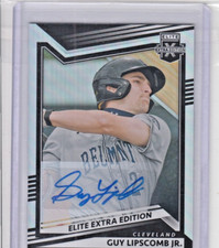 2022 elite extra edition autograph Guy Lipscomb jr. no.151
