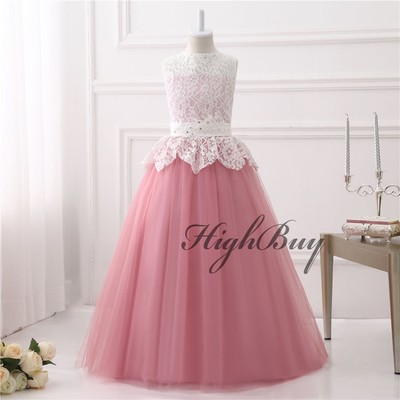 pink communion dresses