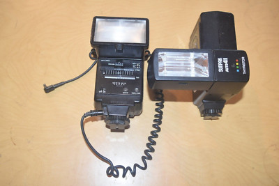 SunPak Auto 411 & Auto Zoom 333D Thyristor Flash Units - both for repair / parts