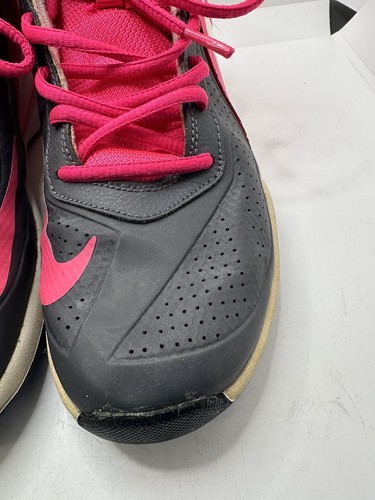 Nike Team Hustle D7 Girls Youth 5Y Pink Gray 747998-006 Sneaker Shoe Basketball - Picture 4 of 15