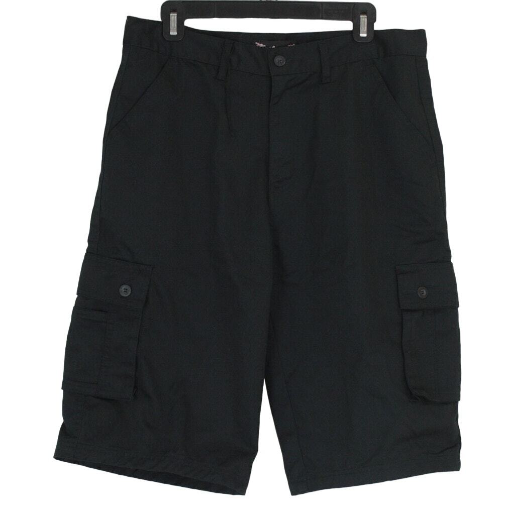パンツ y2k opium wideleg cargo half pants 00s y2k opium wide buggy cargo half pants - メルカリ