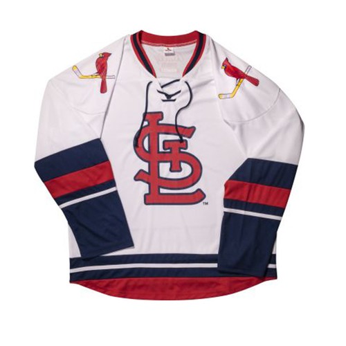 ST. LOUIS CARDINALS BLUES ADULT HOCKEY 