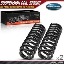2x Front LH & RH Coil Springs for Ford F-150 75-79 F-250 F-100 2dr Variable Rate