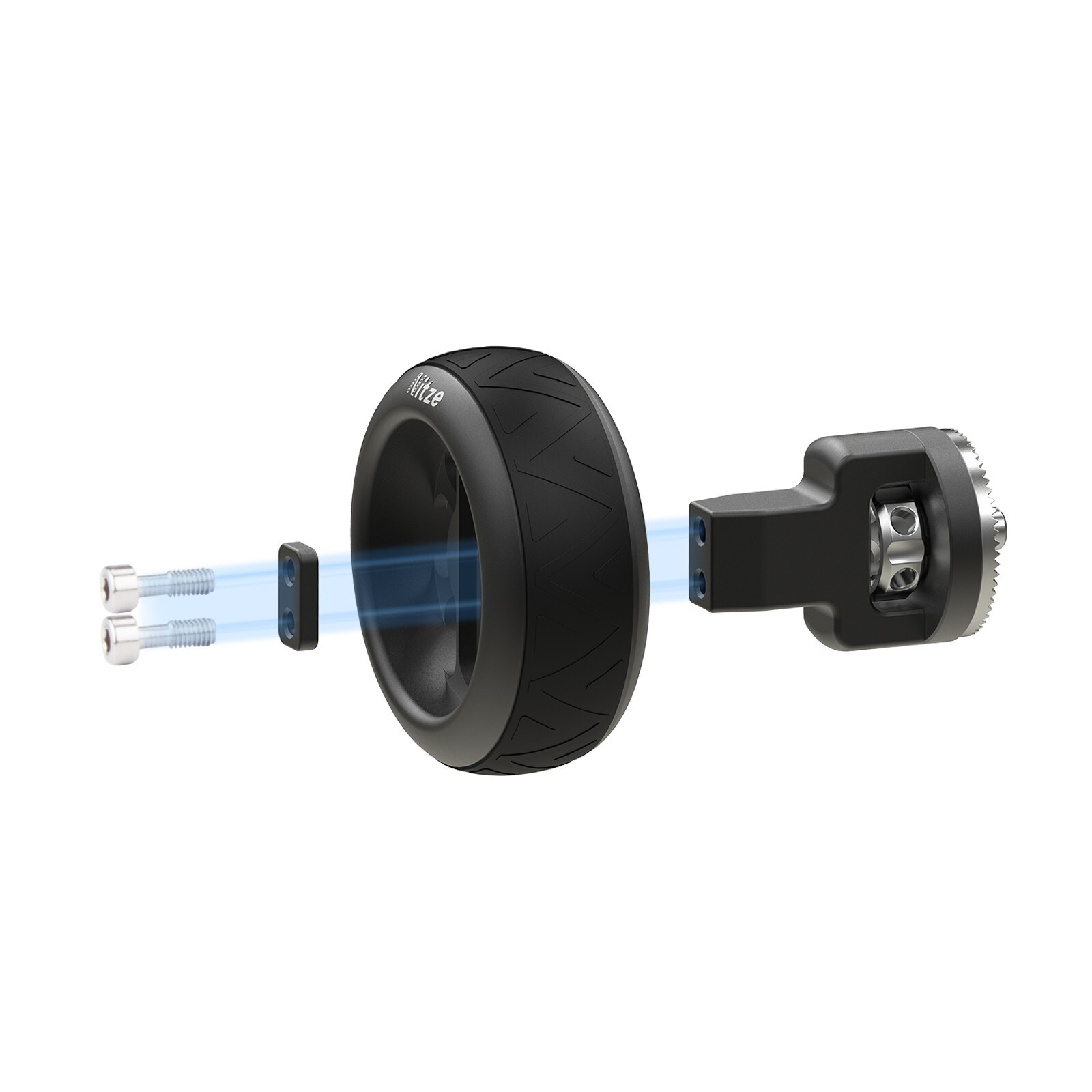 Nitze Left Right Wheel Side Handle w ARRI Rosette for DSLR Camera Monitor Cage