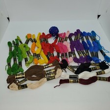 Designs for the Needle Embroidery Floss Lot of 30 various colors