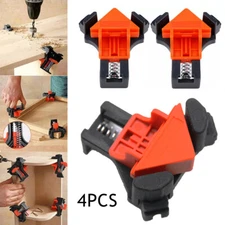 4Pcs/Set 90 Degree Right Angle Clip Clamps Corner Holders Woodworking Hand Tools