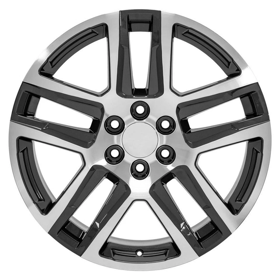 22-дюймовые колеса 5913 из бронзы, шины Bridgestone и система контроля качества подходят для Cadillac GMC Chevy - Изображение 2 из 4