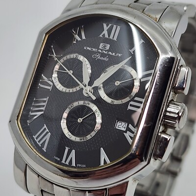 Beautiful Men's Oceanaut Spada Af131101 100 Meters Stainless Steel Wristwatch