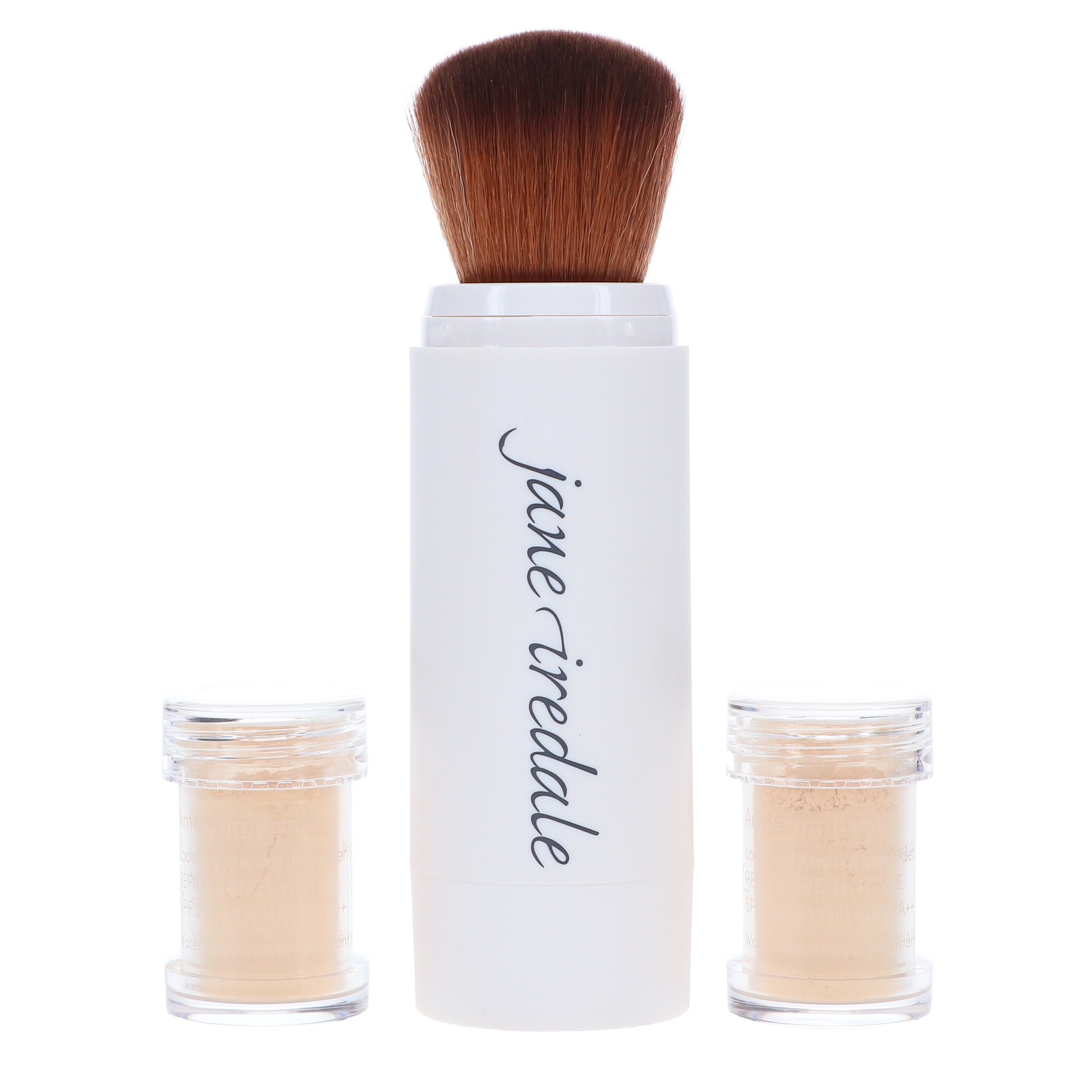рассыпчатая минеральная пудра jane iredale Amazing Base многоразового использования для кистей-бисквитов 0,18 унции