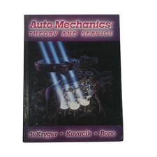 1986 Auto Mechanics Theory and Service Step By Step Guide 2nd Edition HC EUC
