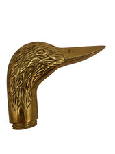 Brass Duck Bird Head ONLY Cane Walking Stick Handle