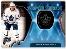 2020-21 UD Trilogy Super Stage Egor Korshkov Rookie #RSS-12 Toronto Maple Leafs