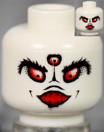 LEGO - Minifigure Heads - PICK YOUR STYLE - Monster Zombie Halloween Scary Alien - Picture 18 of 85