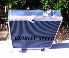 5 Rows Aluminum Radiator For Aftermarket TRIUMPH TR4A 56MM 1965-1967 MT