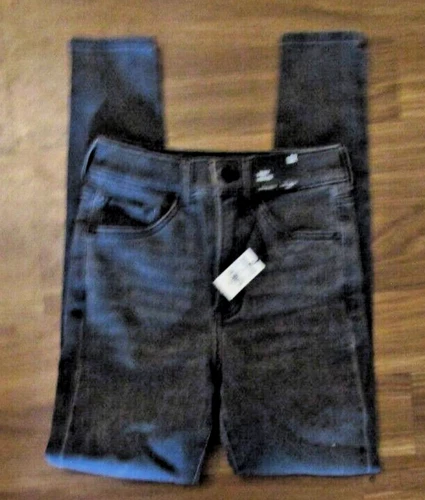 EXPRESS Skinny High Rise Dark Gray Jeans Womens 0 R  *NEW**