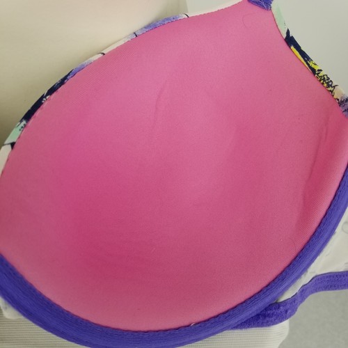Victoria's Secret PINK Women's Multicolor Nylon Everywhere Demi Bust Bra 36D - Picture 10 of 14