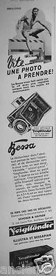 WERBUNG 1937 VOIGTLÄNDER BESSA ILLUSTRA UND BESSAPAN SCHOBER & HAFNER