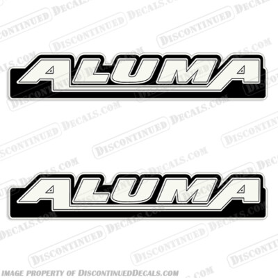 Fits Aluma Aluminum Carrier Haul Boat Decals (Set of 2)