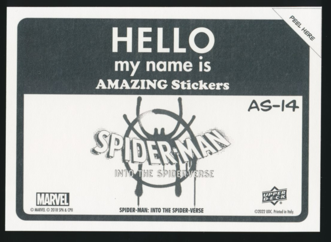 AS-14 GREEN GOBLIN 2022 UD Spider-Man Into the Spider-Verse