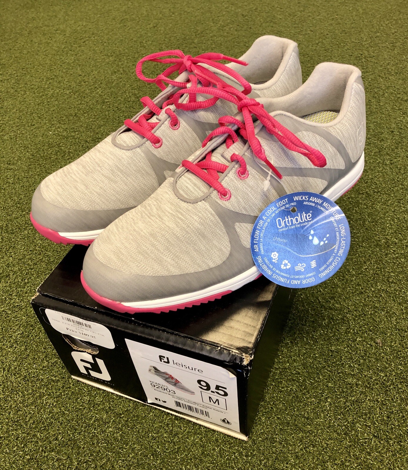 footjoy women's leisure spikeless golf shoes