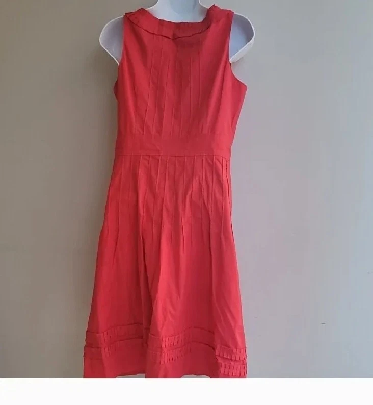 Abito rosso darla Tory Burch aderente e flare taglia 4