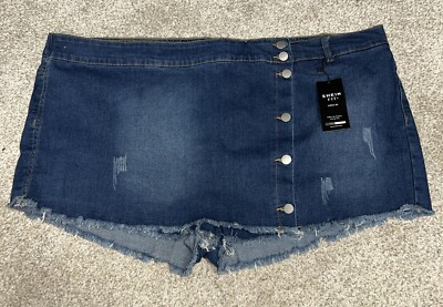 New SHEIN Fit Denim Skort Size 30