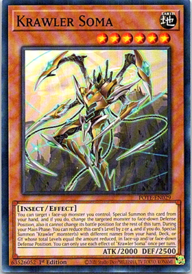 Krawler Soma POTE-EN029 Yu-Gi-Oh Card Near Mint 1st Edition