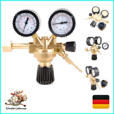 Argon/CO2 Gas Druckminderer mit Gummi-Schutz - Top Qualität für Schweißer