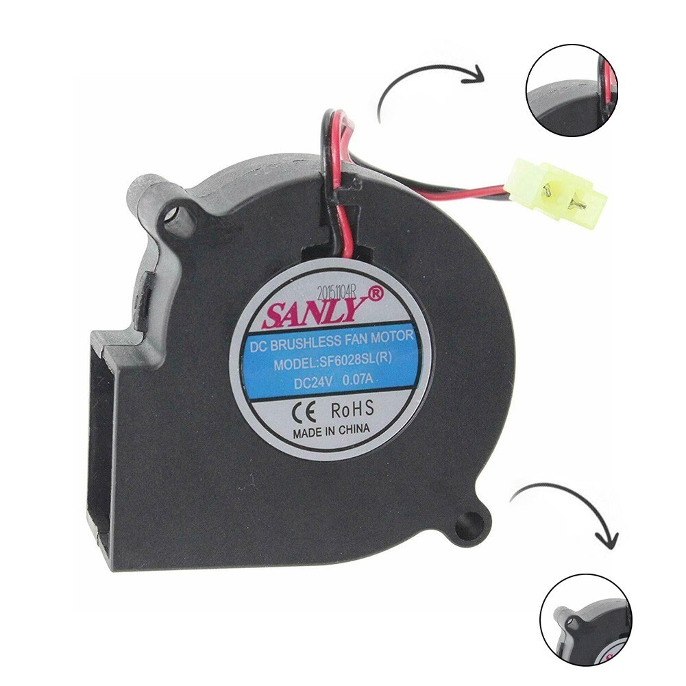For Dimplex SF6028SL(R) Electric Fire Fan Motor DC-24V Optimyst Danville  DNV20AB | eBay