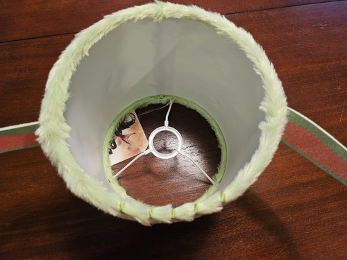 Star Wars Baby Yoda Fur Lamp Shade Big Ears NWT - Picture 3 of 7