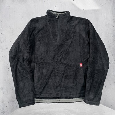 The North Face Jacke Pullover Fleece Pelz Für Damen Vintage Schwarz - Größe S