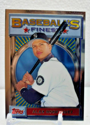 Alex Rodriguez Baseball's Finest Insert 2001 Topps Finest FO11