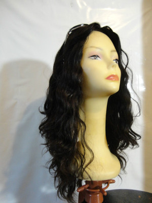 Malky Wig Sheitel European Multidirectional Wig Darkest Brown 1B wavy 20'' Small